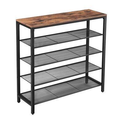  Μεταλλική Παπουτσοθήκη με 5 Ράφια 100 x 30 x 92.5 cm VASAGLE LBS15BX 