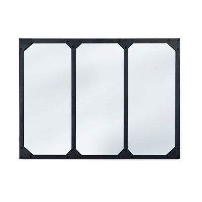  Μεταλλικός Ορθογώνιος Καθρέπτης 80 x 2.5 x 60 cm Idomya 30042372 
