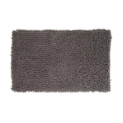  Χαλάκι Μπάνιου 80 x 50 x 3.2 cm Χρώματος Γκρι 5Five Simply Smart 160822G 