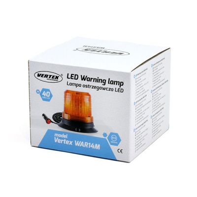  ΦΑΡΟΣ WAR14M 12/24V - 60 LED - 147x122mm (ΠΟΡΤΟΚΑΛΙ/ΜΑΓΝΗΤΙΚΗ ΒΑΣΗ Η 3 ΒΙΔΕΣ/ΦΙΣ ΚΑΙ ΚΑΛΩΔΙΟ 4 m) AMiO - 1 ΤΕΜ. 
