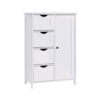  Ντουλάπι Μπάνιου με 4 Συρτάρια 55 x 81 x 30 cm Songmics LHC41W 