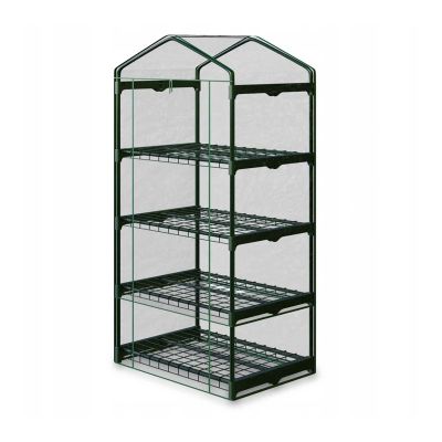Mini Θερμοκήπιο Απο Ατσάλι με 4 Επίπεδα 70 x 50 x 160 cm Plonos 4923