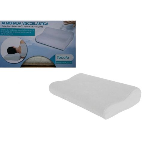  Μαξιλάρι Ύπνου Memory Foam Visco Elastic 48 x 30 x 6-9 cm GEM BN4253 