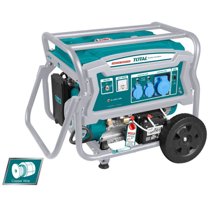  TOTAL ΗΛΕΚΤΡΟΓΕΝΝΗΤΡΙΑ ΒΕΝΖΙΝΗΣ 6.500W (TP165006) 