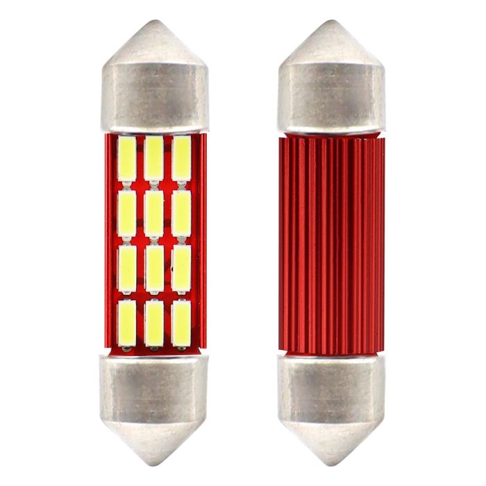  ΛΑΜΠΑΚΙΑ ΠΛΑΦΟΝΙΕΡΑΣ 39mm 12V 5.600K 16xSMD 4014 LED CAN-BUS  AMIO - 2 ΤΕΜ. 