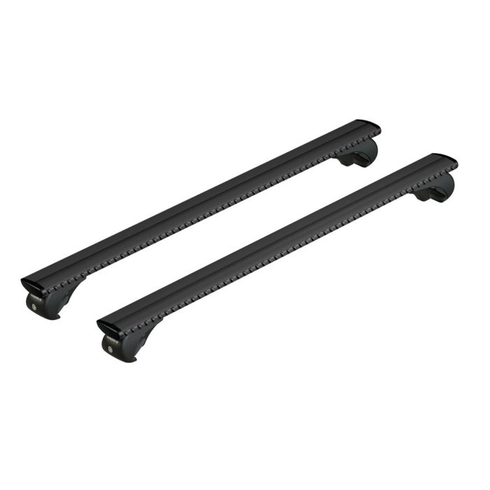  ΜΠΑΡΕΣ ΟΡΟΦΗΣ ΑΝΟΔIΩΜΕΝΟ ΑΛΟΥΜΙΝΙΟΥ (L) 128cm 100max ΜΑΥΡΗ SILENZIO (RAILING STANDARD/S/W)​NORDRIVE - 2 ΤΕΜ. 