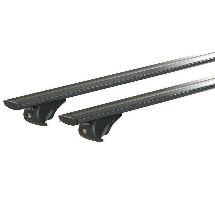  ΜΠΑΡΕΣ ΟΡΟΦΗΣ ΑΝΟΔIΩΜΕΝΟ ΑΛΟΥΜΙΝΙΟΥ (L) 128cm 100max ΜΑΥΡΗ SILENZIO (RAILING STANDARD/S/W)​NORDRIVE - 2 ΤΕΜ. 