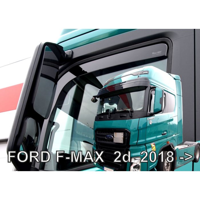  FORD F-MAX 2D 2018+ ​  ΖΕΥΓΑΡΙ ΑΝΕΜΟΘΡΑΥΣΤΕΣ ΦΟΡΤΗΓΟΥ ΑΠΟ ΕΥΚΑΜΠΤΟ ΦΙΜΕ ΠΛΑΣΤΙΚΟ HEKO - 2 ΤΕΜ. 