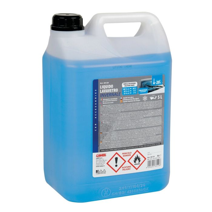  ΥΓΡΟ ΥΑΛΟΚΑΘΑΡΙΣΤΗΡΩΝ SCREEN-WASH INVERNALE -20°C 5000ml LAMPA - 1 ΤΕΜ 