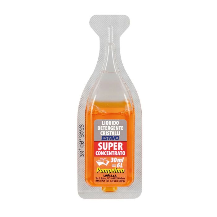  ΥΓΡΟ ΥΑΛΟΚΑΘΑΡΙΣΤΗΡΩΝ ΣΥΜΠΥΚΝΩΜΕΝΟ (1:200=6lt) 30ml ΜΕ ΑΡΩΜΑ ΓΚΡΕΙΠΦΡΟΥΤ LAMPA - 1 TEM. 