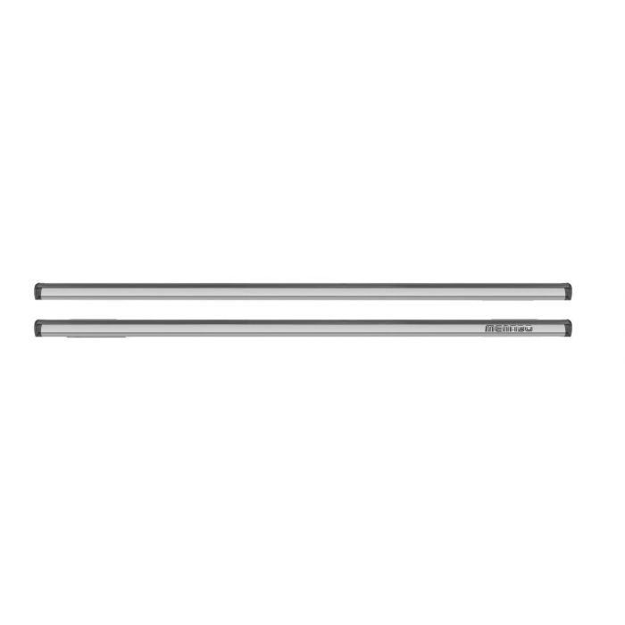  ΣΕΤ ROOF RACK ΜΠΑΡΕΣ ΟΡΟΦΗΣ ΑΛΟΥΜΙΝΙΟΥ DELTA XL SILVER 161 cm ΣΕ AΣΗΜΙ ΧΡΩΜΑ ΜΕ ΚΑΠΑΚΙΑ ΑΚΡΩΝ TYPE G/FP ΓΙΑ ΑΠΛΗ ΟΡΟΦΗ MENABO - 2 ΤΕΜ. 