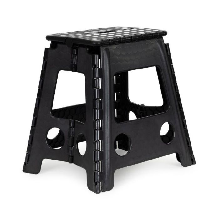  Πτυσσόμενο Πλαστικό Σκαμπό 39 x 31 x 39 cm ModernHome PJJFS004-C-Black 