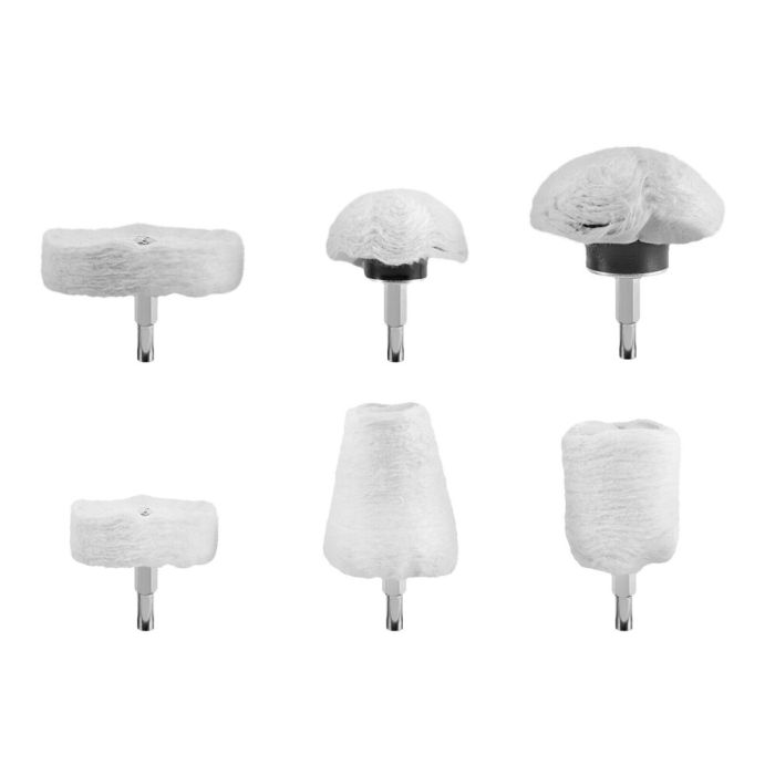  ΒΟΥΡΤΣΑΚΙΑ ΓΥΑΛΙΣΜΑΤΟΣ (ΥΛΙΚΟ 100% COTTON) ΓΙΑ ΔΡΑΠΑΝΟ LAMPA - 6 ΤΕΜ. 