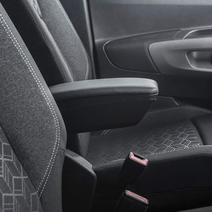 Dacia Lodgy LHD 2015+ Ολοκληρωμένος Τεμπέλης Καθίσματος ARMSTER 3 SEAT MOUNTED από Πλαστικό και Vegan Δέρμα σε Μαύρο Χρώμα RATI - 1 τεμ. 