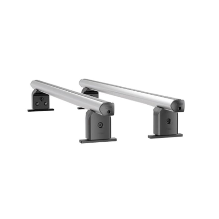  Πλήρες Σετ με Μπάρες Οροφής Αλουμινίου Airdyn L 125 cm και Άκρα Τοποθέτησης για Επαγγελματικά Οχήματα και Van Menabo - 2 τεμ. 