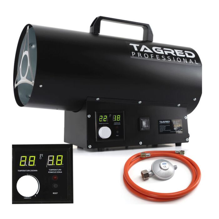  Επαγγελματικό Αερόθερμο Υγραερίου με Θερμοστάτη και LCD Οθόνη 30 kW Tagred TA962 