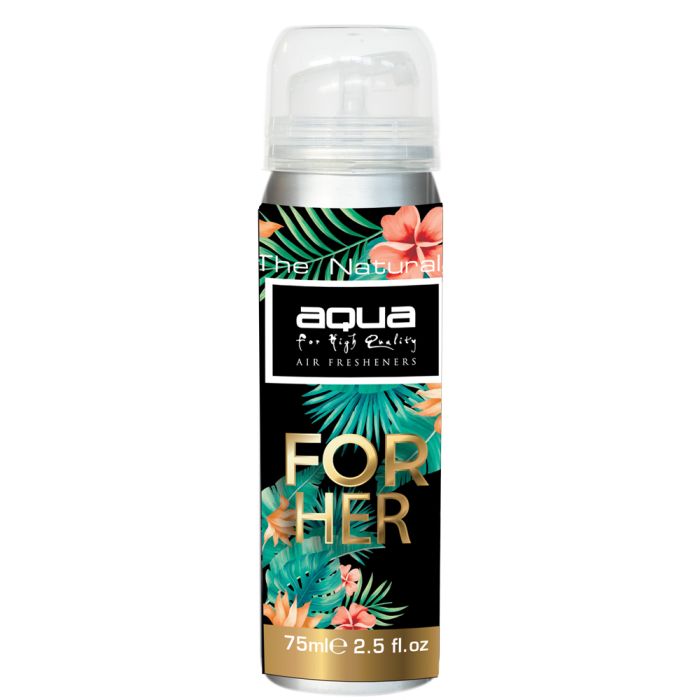 ΑΡΩΜΑΤΙΚΟ ΑΥΤΟΚΙΝΗΤΟΥ ΣΕ ΣΠΡΕΙ (SPRAY) ΜΕ ΑΡΩΜΑ FOR HER AQUA SERIES 75ml AQUA - 1 TEM. 