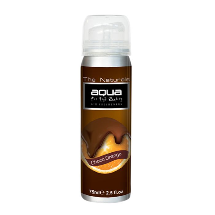  ΑΡΩΜΑΤΙΚΟ ΑΥΤΟΚΙΝΗΤΟΥ ΣΕ ΣΠΡΕΙ (SPRAY) ΜΕ ΑΡΩΜΑ ΣΟΚΟΛΑΤΑ/ΠΟΡΤΟΚΑΛΙ FLAVORS SERIES 75ml AQUA - 1 TEM. 