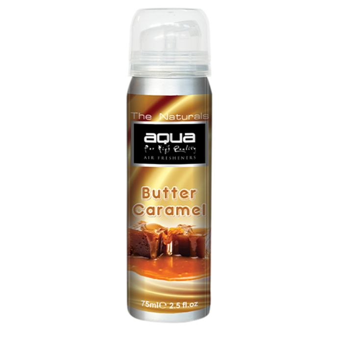  ΑΡΩΜΑΤΙΚΟ ΑΥΤΟΚΙΝΗΤΟΥ ΣΕ ΣΠΡΕΙ (SPRAY) ΜΕ ΑΡΩΜΑ ΚΑΡΑΜΕΛΑ ΒΟΥΤΥΡΟΥ FLAVORS SERIES 75ml AQUA - 1 TEM. 