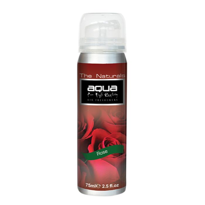  ΑΡΩΜΑΤΙΚΟ ΑΥΤΟΚΙΝΗΤΟΥ ΣΕ ΣΠΡΕΙ (SPRAY) ΜΕ ΑΡΩΜΑ ΤΡΙΑΝΤΑΦΥΛΛΟ (ROSE) FLOWERS SERIES 75ml AQUA - 1 TEM. 
