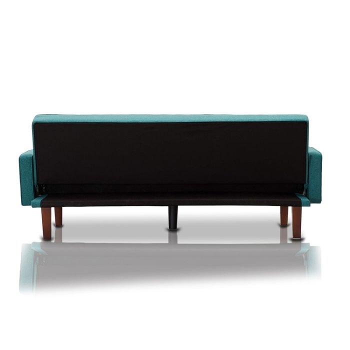  Τριθέσιος Καναπές Κρεβάτι 188 x 80 x 97 cm Χρώματος Τιρκουάζ Shally Dogan 02840125 