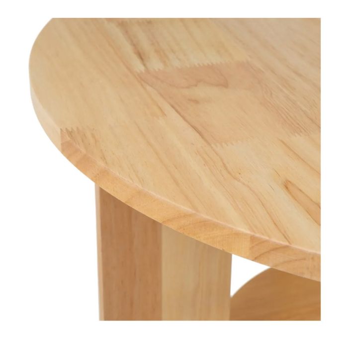  Ξύλινο Στρογγυλό Τραπέζι Σαλονιού 58 x 58 x 35 cm Shally Dogan 02839899 