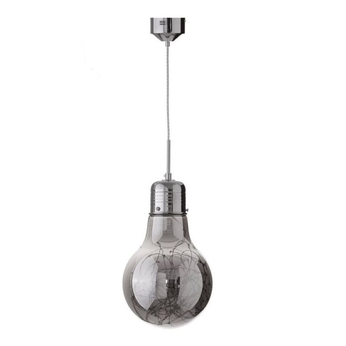  Κρεμαστό Μεταλλικό Φωτιστικό Οροφής LED Crystal 30 cm 8 W Bakaji 02833520 