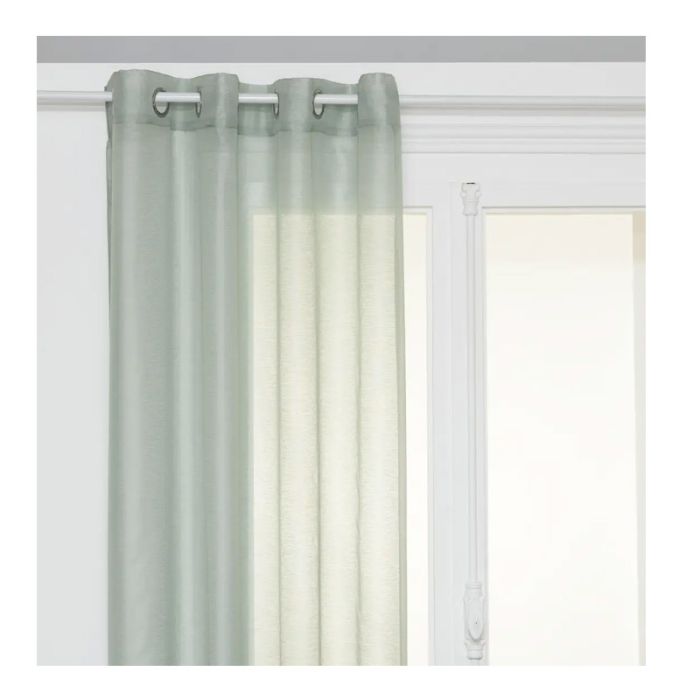  Κουρτίνα με Τρουκς 135 x 240 cm Χρώματος Πράσινο Moly Atmosphera 146280C 