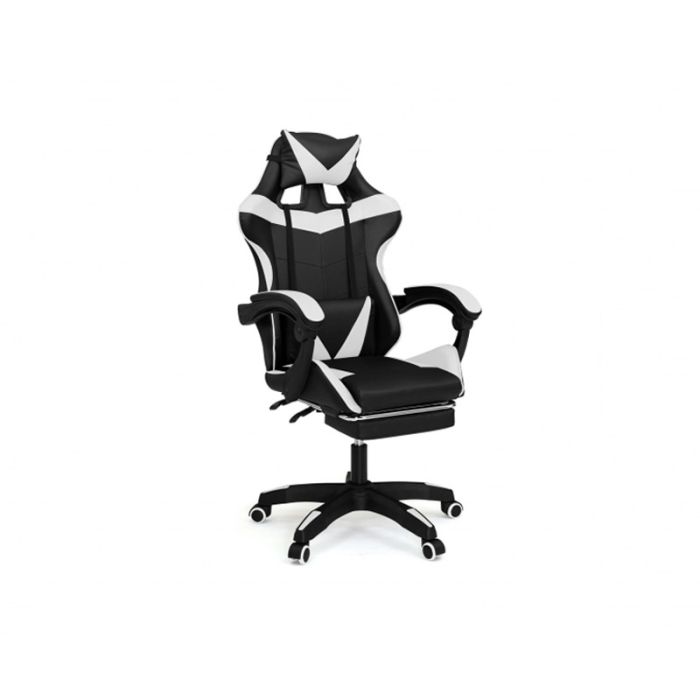  Καρέκλα Gaming με Υποπόδιο 63 x 62 x 114-124 cm Χρώματος Μαύρο Idomya 30078802 
