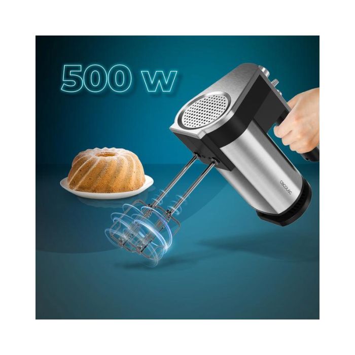  Μίξερ Χειρός 500 W PowerTwist 500 Full Steel Cecotec CEC-04385 