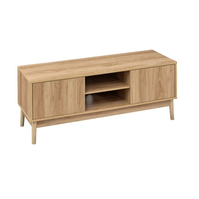  Ξύλινο Έπιπλο Τηλεόρασης 120 x 39 x 48 cm Abana 5Five Simply Smart 193546 