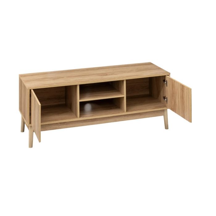  Ξύλινο Έπιπλο Τηλεόρασης 120 x 39 x 48 cm Abana 5Five Simply Smart 193546 