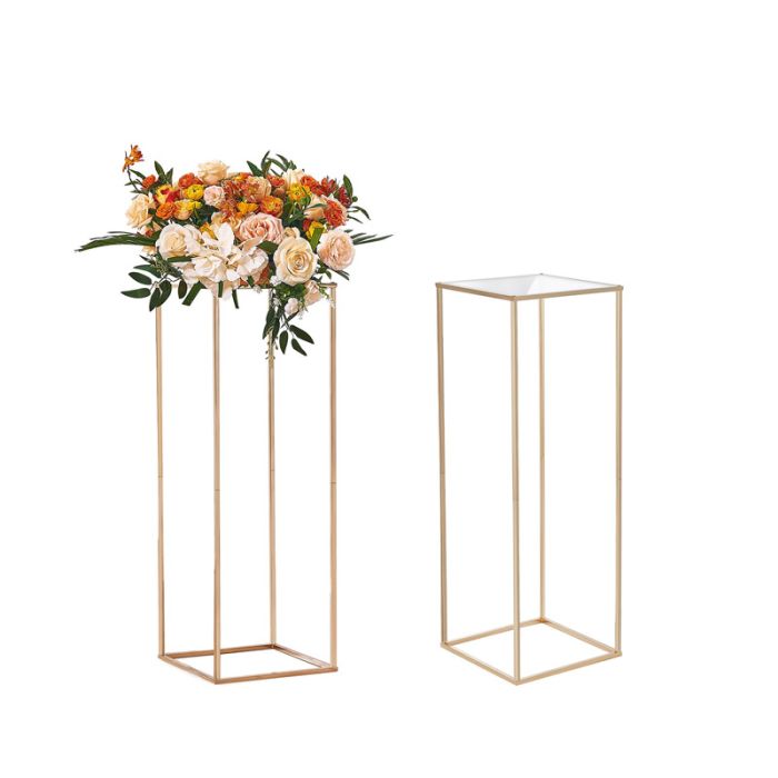  Σετ Μεταλλικές Ανθοστήλες 28 x 28 x 80 cm 2 τμχ VEVOR HLHJLFTJXKYLBM79EV0 