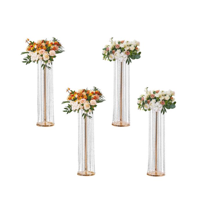  Σετ Κρυστάλλινες Ανθοστήλες 20 x 90 cm 4 τμχ VEVOR HLHJSJHJ90CMGBZQWV0 