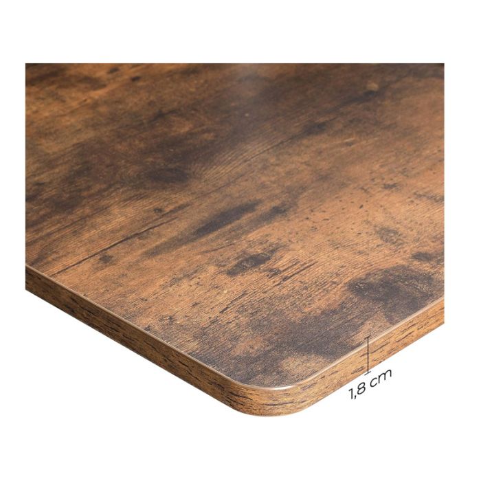  Ξύλινη Επιφάνεια για Ηλεκτρικό Γραφείο 120 x 60 x 1.8 cm Χρώματος Καφέ Songmics LDB001B01V1 