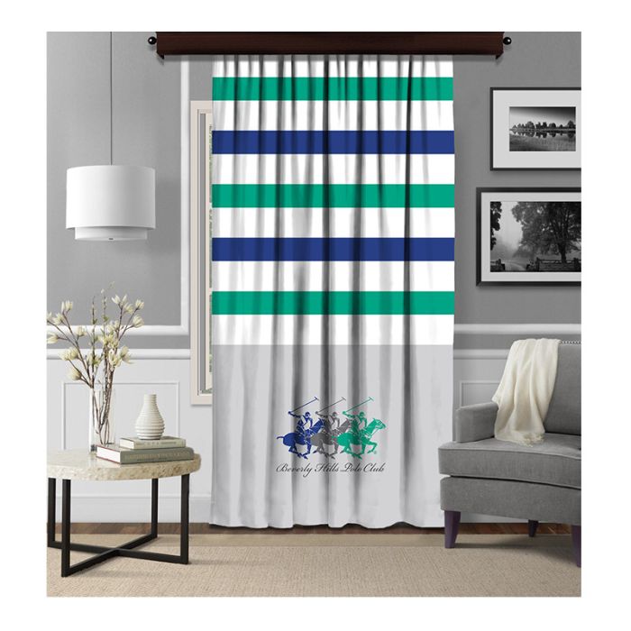  Κουρτίνα με Τρουκς 140 x 260 cm Beverly Hills Polo Club 176BHP8801 
