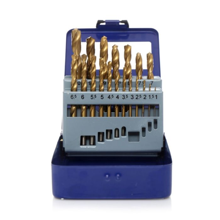 Σετ Τρυπάνια Τιτανίου HSS 1 - 10 mm 19 τμχ TAGRED TA1035 
