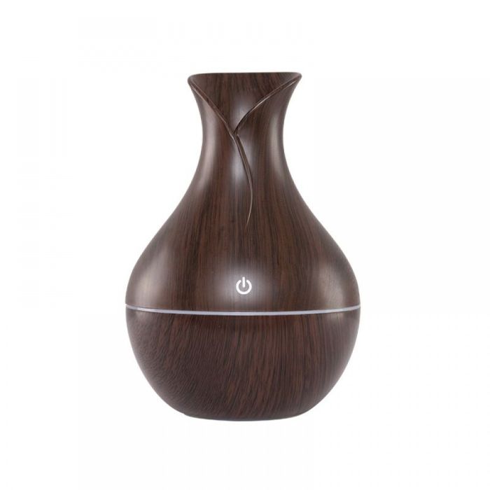 Υγραντήρας – Ultrasonic Diffuser Spa Dark Wood με Led 130ml GoClever 