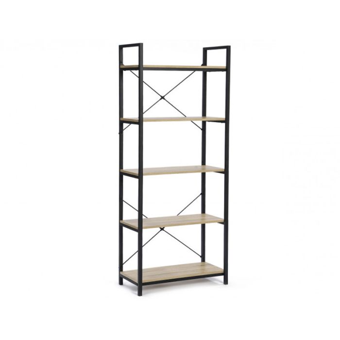  Μεταλλική Βιβλιοθήκη με 5 Ράφια 60 x 30 x 170 cm Idomya 30080263 