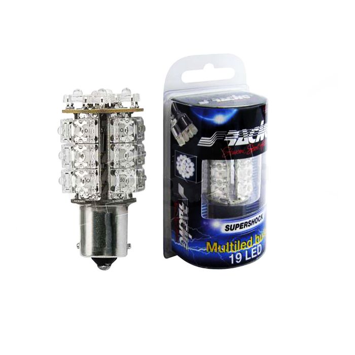  ΛΑΜΠΑΚΙ ΜΟΝΟΠΟΛΙΚΟ 20 LED 12V ΛΕΥΚΟ SIMONI RACING - 1 TEM. 