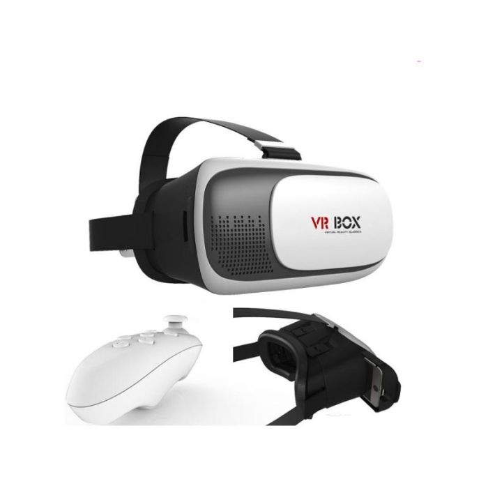  3D Γυαλιά Εικονικής Πραγματικότητας VRBOX V2.0 για Smartphones 4.7 - 6&quot; με Bluetooth Χειριστήριο SPM VR-Glass 