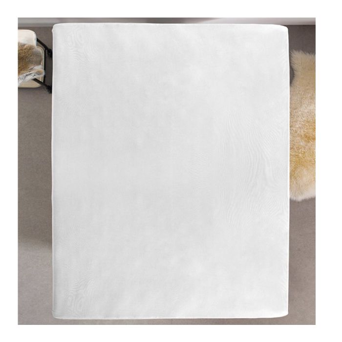  King Size Σεντόνι Jersey με Λάστιχο 190 x 200 x 30 cm Χρώματος Λευκό Dreamhouse 8717703801170 