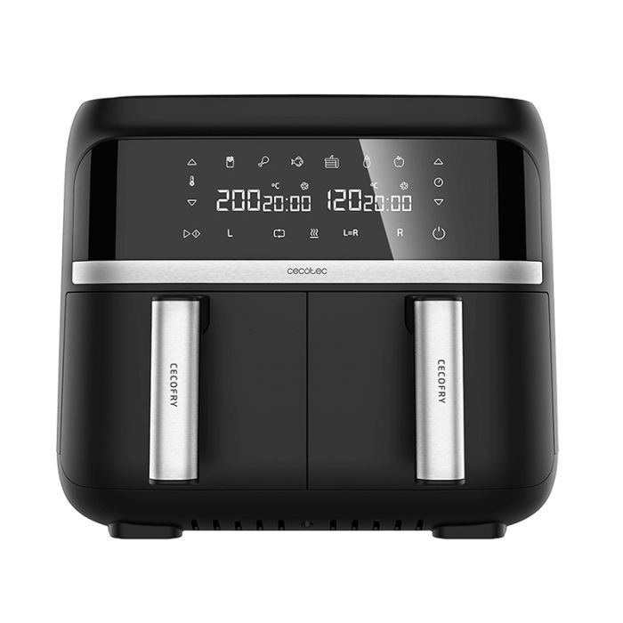  Διπλή Ψηφιακή Φριτέζα Αέρος Χωρίς Λάδι 9 Lt 2850 W Cecofry Advance Double Cecotec CEC-04338 