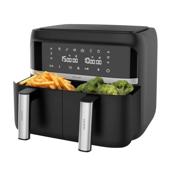  Διπλή Ψηφιακή Φριτέζα Αέρος Χωρίς Λάδι 9 Lt 2850 W Cecofry Advance Double Cecotec CEC-04338 