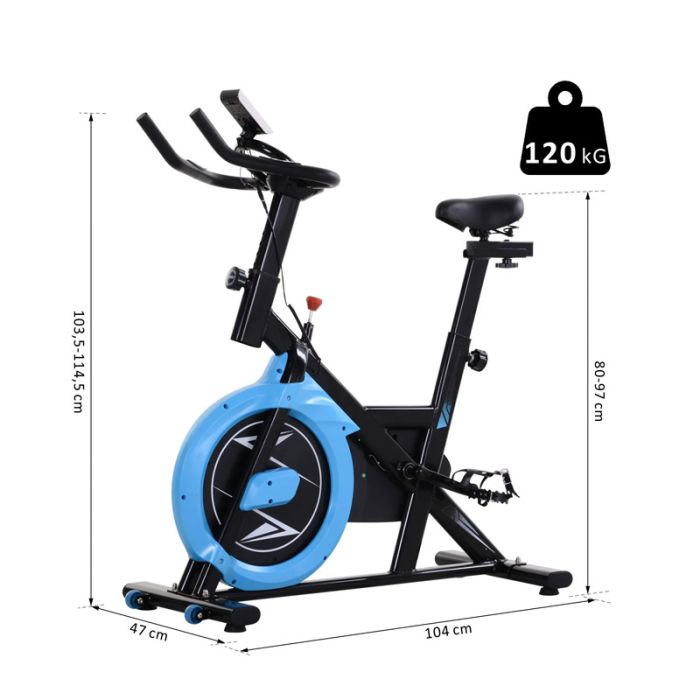  Ποδήλατο Γυμναστικής Spinning HOMCOM Α90-193 