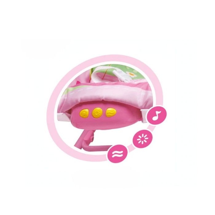 Παιδικό Ρηλάξ - Κούνια 2 σε 1 Χρώματος Ροζ Hoppline HOP1001015-2