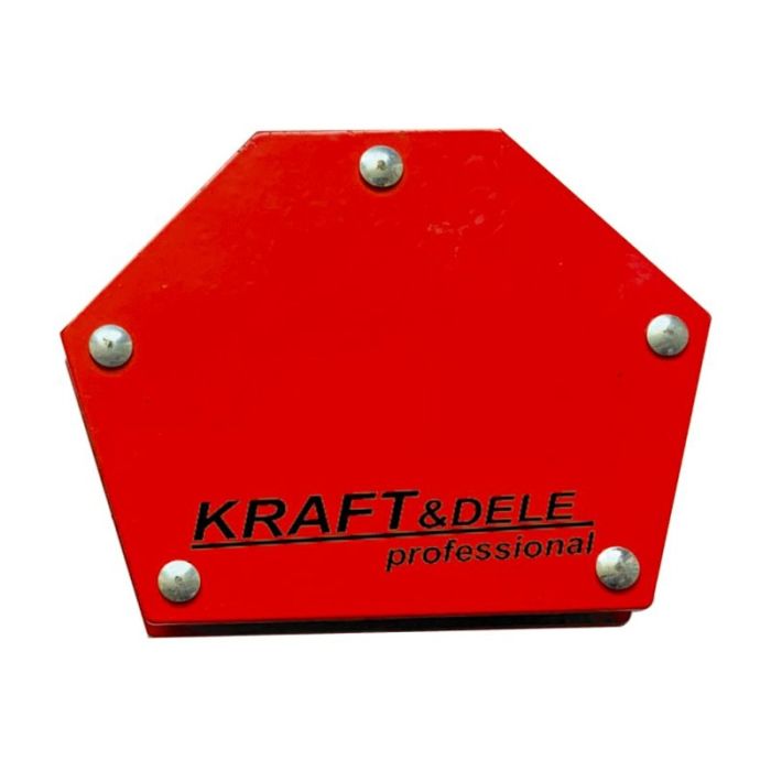 Εξάγωνη Μαγνητική Γωνία Συγκράτησης Μετάλλων για Ηλεκτροσυγκόλληση έως 22.6 Kg Kraft&Dele KD-1896