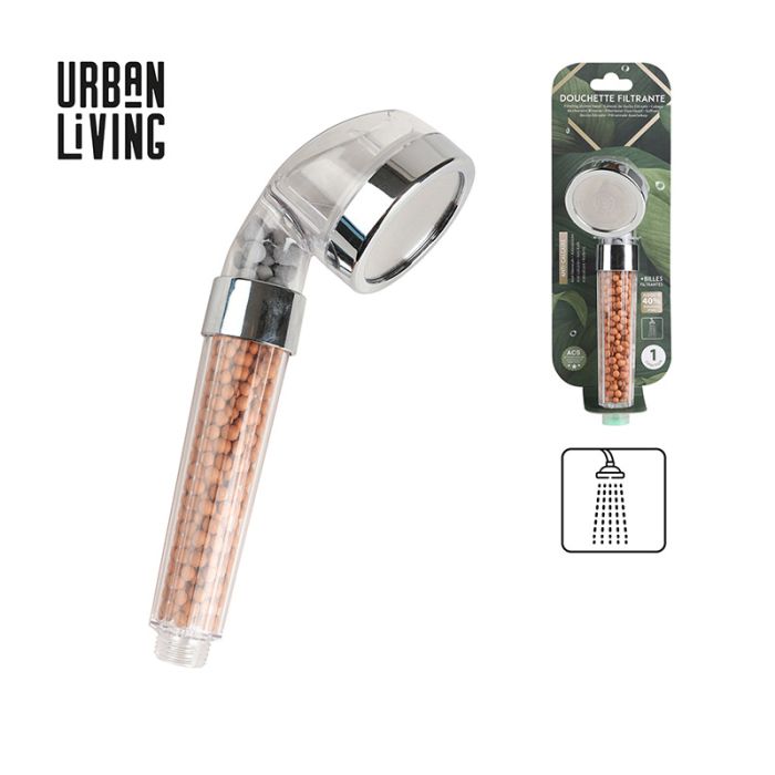  Τηλέφωνο Ντους με 2 Φυσικά Φίλτρα Ορυκτών Urban Living 44007 