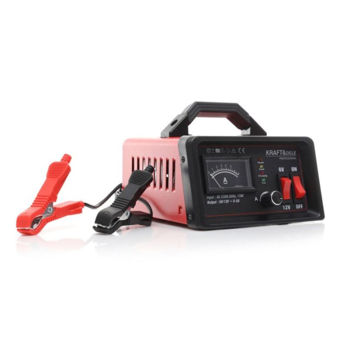  Φορτιστής Μπαταρίας Αυτοκινήτου 6/12 V 5 A Kraft&amp;Dele KD-1288 
