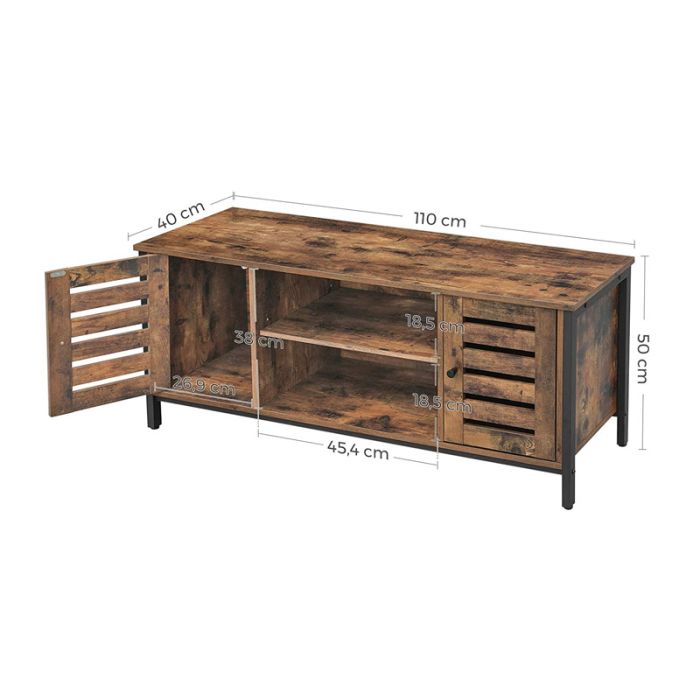  Ξύλινο Έπιπλο Τηλεόρασης 110 x 40 x 50 cm VASAGLE LTV43BX 